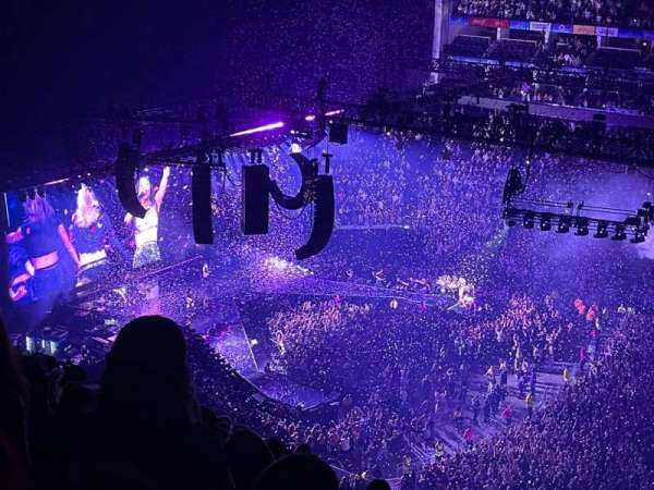 The O2, London, section: 404, row: P, seat: 256