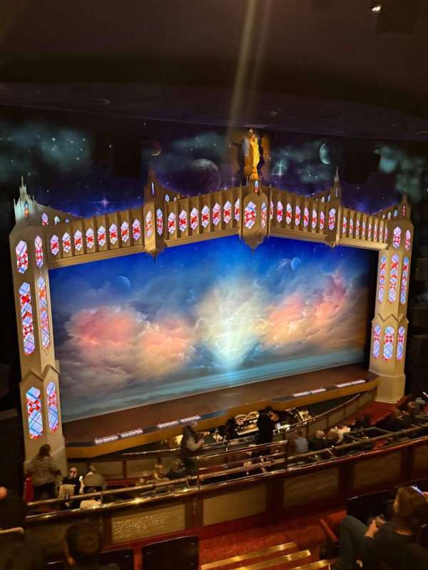 Prince of Wales Theatre, section: Circle, row: E, seat: 34