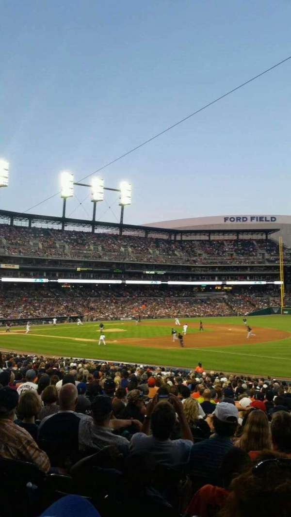 Comerica Park, section: 117, row: 32, seat: 1