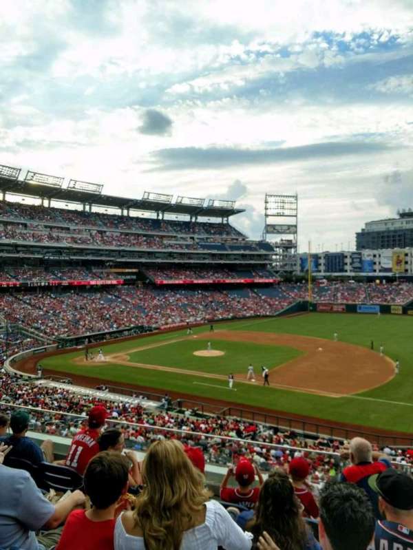 Nationals Park, section: 221, row: E, seat: 1