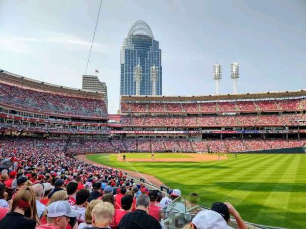 Great American Ball Park, section: 138, row: AA, seat: 2