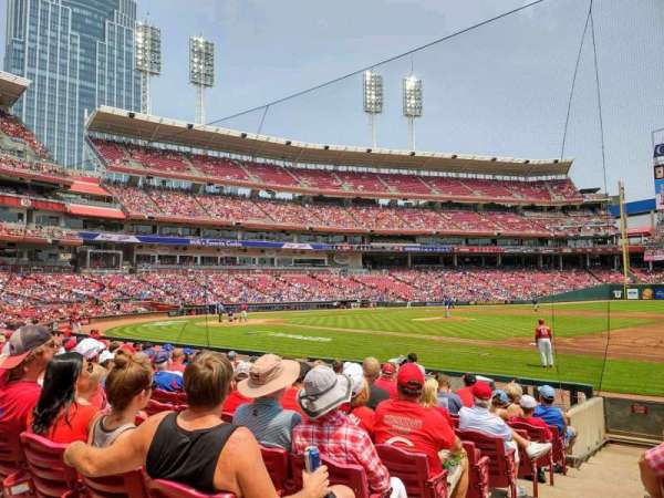 Great American Ball Park, section: 132, row: O, seat: 15