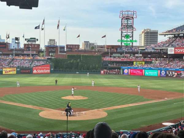 Citizens Bank Park, section: 123, row: 33, seat: 12