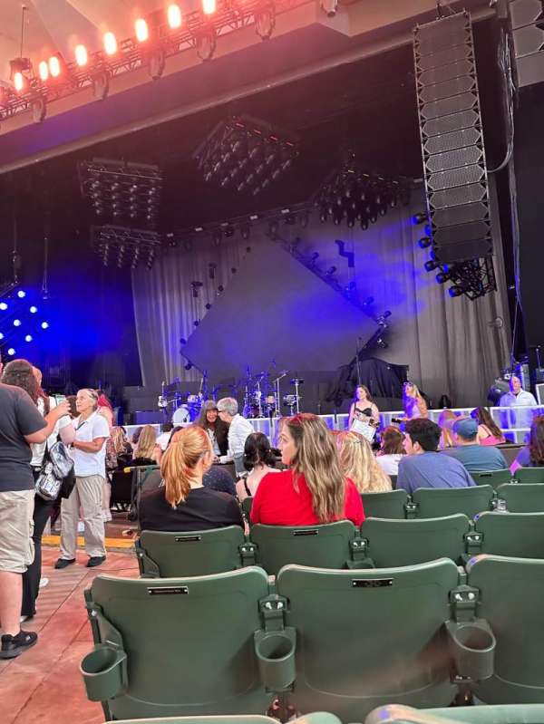 Saratoga Performing Arts Center, section: 4, row: F, seat: 1