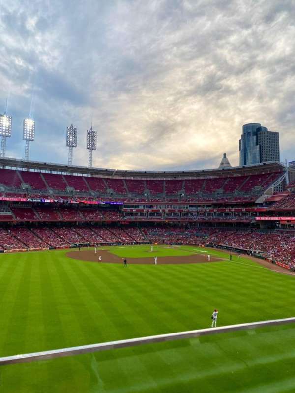 Great American Ball Park, section: 402, row: A, seat: 16