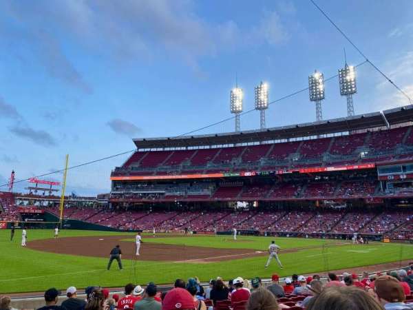 Great American Ball Park, section: 112, row: L, seat: 5