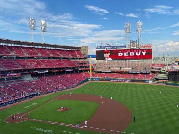 Great American Ball Park, section: 431, row: A, seat: 1