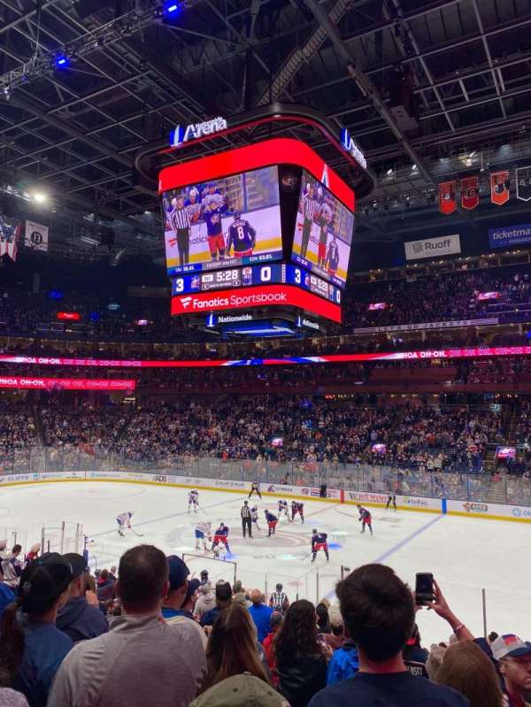 Nationwide Arena, section: 102, row: T, seat: 10