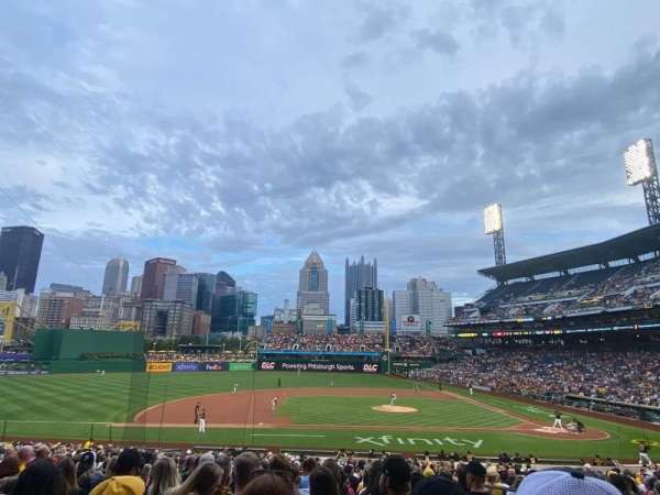 PNC Park, section: 123, row: V, seat: 4