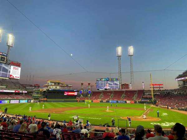 Great American Ball Park, section: 120, row: AA