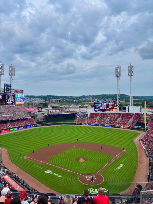 Great American Ball Park, section: 522, row: G, seat: 7
