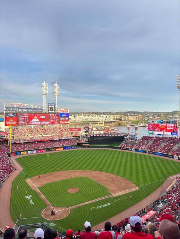 Great American Ball Park, section: 526, row: L, seat: 19