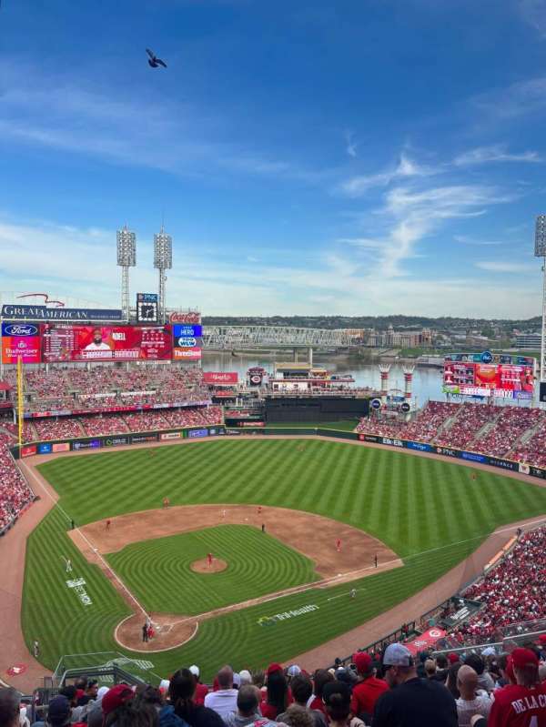 Great American Ball Park, section: 526, row: Q, seat: 20