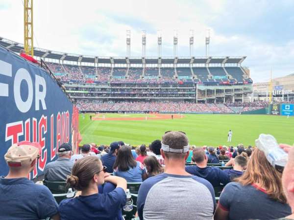 Progressive Field, section: 113, row: W, seat: 16