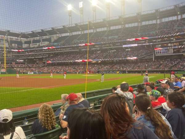 Progressive Field, section: 167, row: E, seat: 10