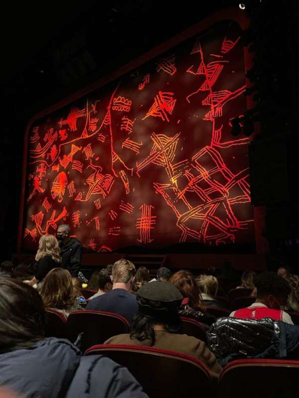 Minskoff Theatre, section: Orchestra R, row: J, seat: 10