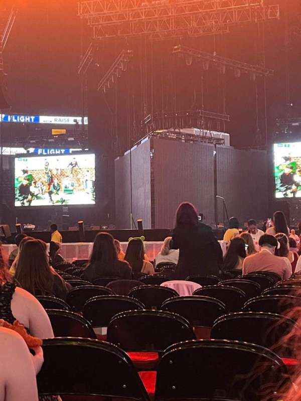 Prudential Center, section: Floor D, row: 12, seat: 15
