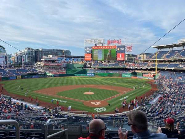 Nationals Park, section: 213, row: F, seat: 17