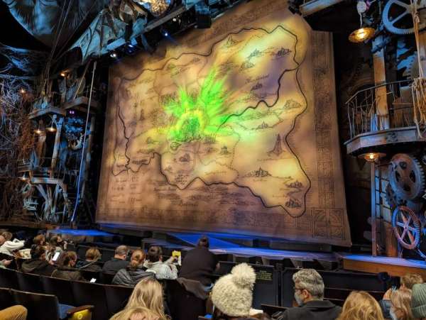 Gershwin Theatre, section: Orchestra R, row: C, seat: 8