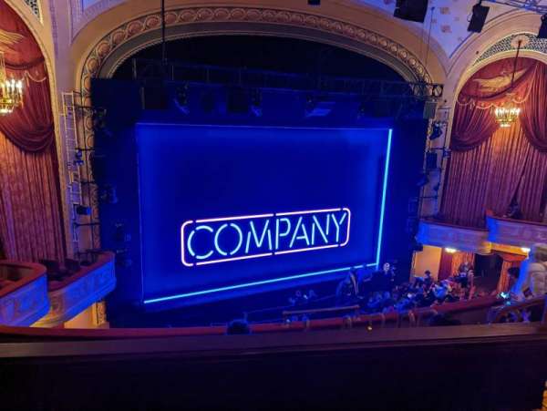 Bernard B. Jacobs Theatre, section: Mezzanine L, row: E, seat: 11
