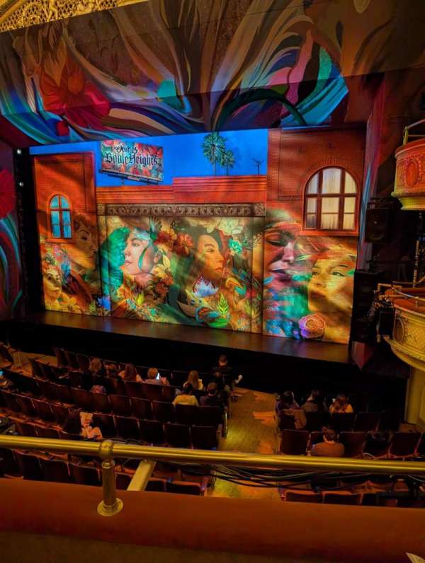 James Earl Jones Theatre, section: Mezzanine R, row: B, seat: 8