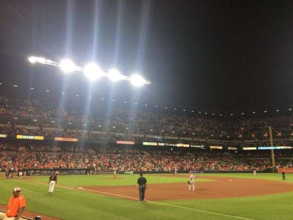 Oriole Park at Camden Yards, section: 14, row: 3, seat: 1