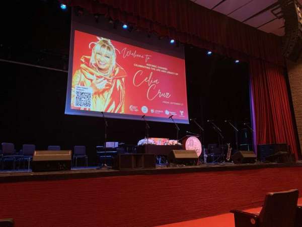 Lehman Center for the Performing Arts, section: Left, row: D, seat: 21