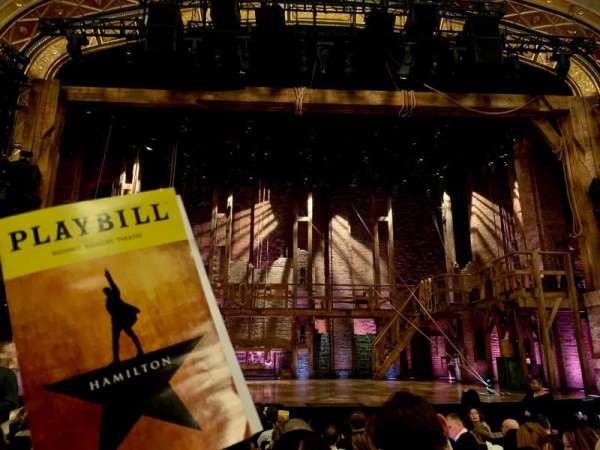 Richard Rodgers Theatre, section: Orchestra C, row: K, seat: 109
