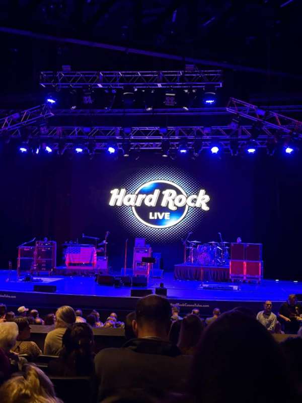 The Joint: Tulsa, section: 102, row: G, seat: 12