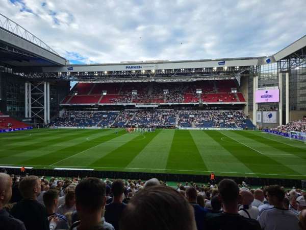 Parken Stadium, section: C13, row: 26, seat: 160