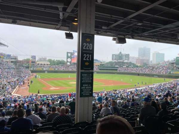 Wrigley Field, section: 220, row: 20, seat: 21