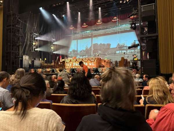 Ahmanson Theatre, section: Orchestra, row: G, seat: 9