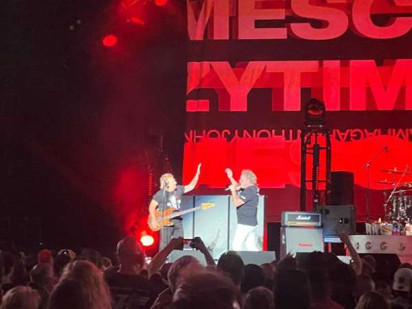 Hartford Healthcare Amphitheatre, section: 107, row: H, seat: 10-13