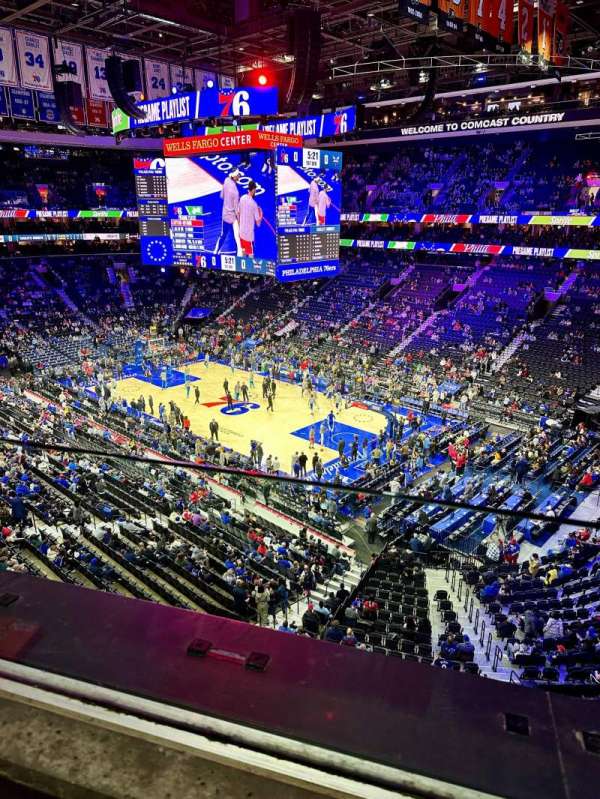 Xfinity Mobile Arena, section: 216A, row: 1, seat: 6