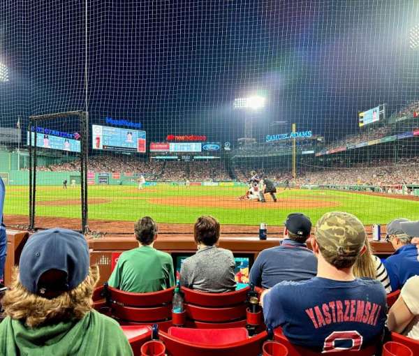 Fenway Park, section: Field Box 50, row: A, seat: 1