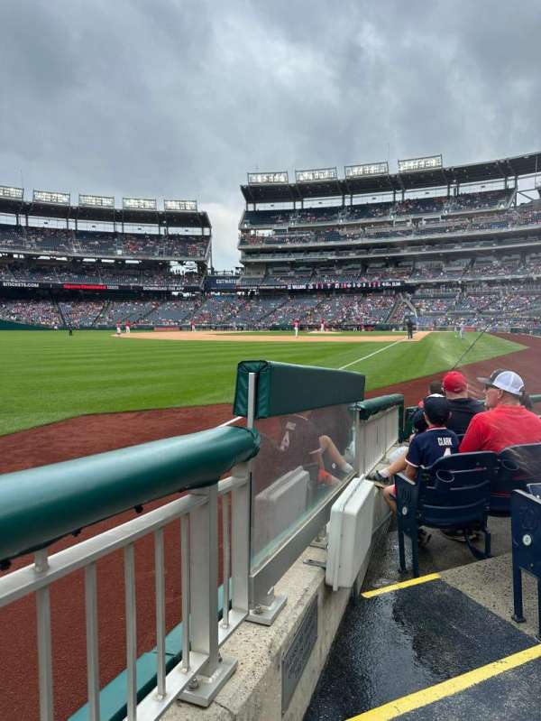 Nationals Park, section: 108, row: F, seat: 2