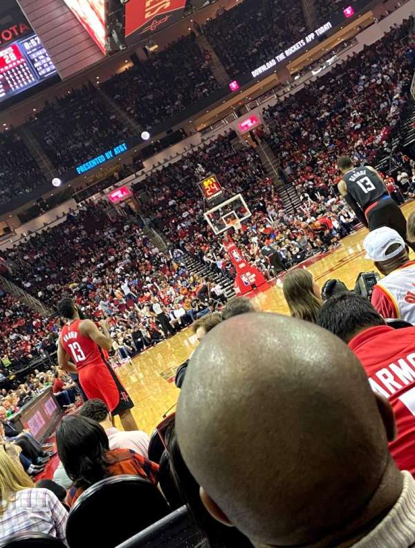Toyota Center, section: 114, row: 6, seat: 2