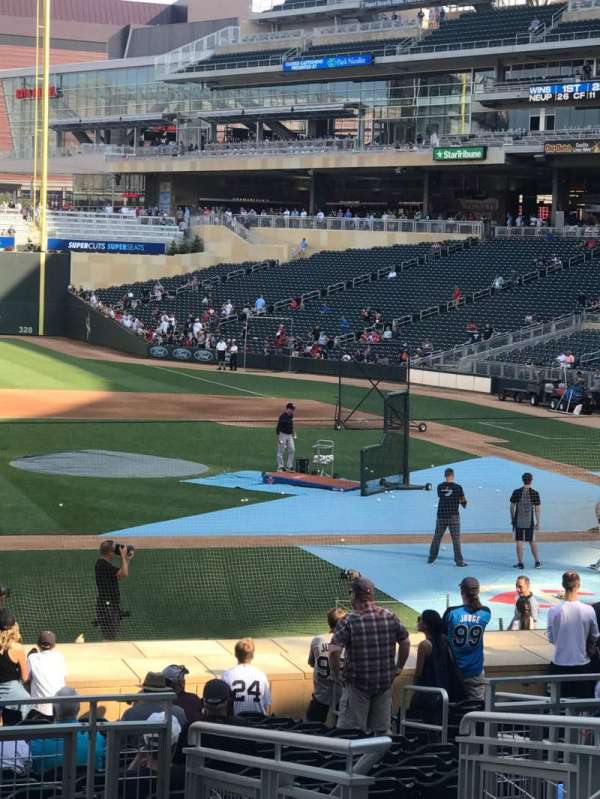 Target Field, section: 120, row: 8, seat: 4