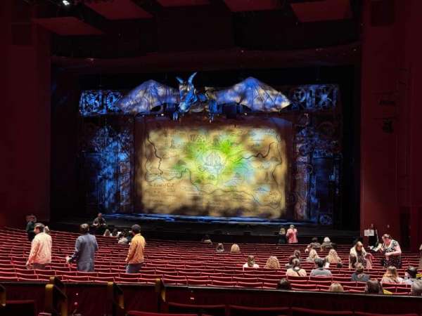 San Diego Civic Theatre, section: Dress Circle R, row: G, seat: 36