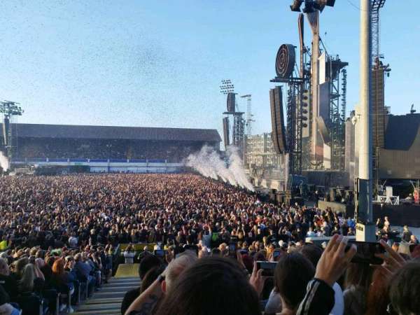 RDS Arena, section: F, row: Q, seat: 12