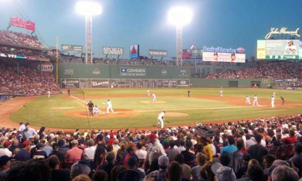 Fenway Park, section: Loge Box 125, row: HH, seat: 8