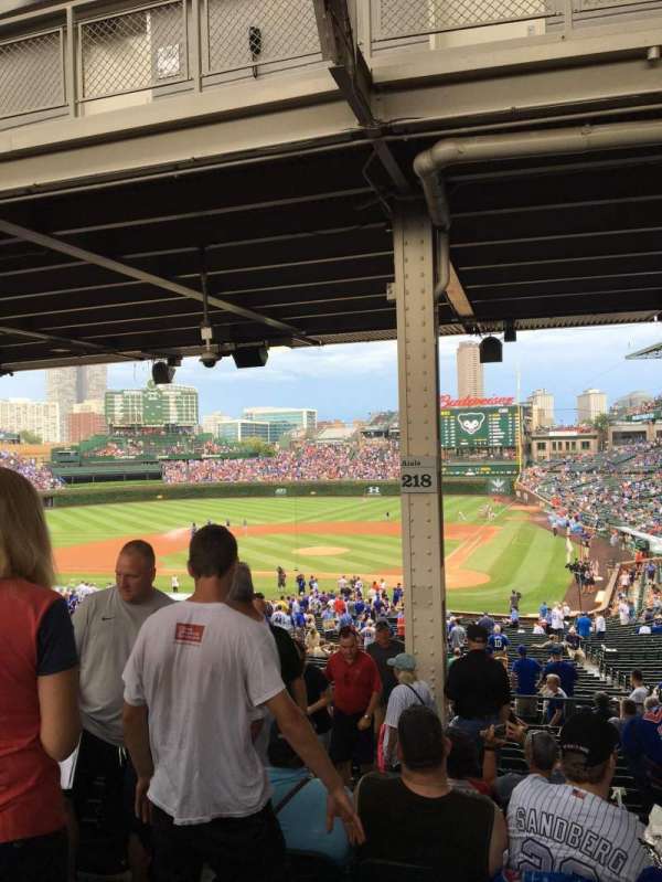 Wrigley Field, section: 215, row: 15, seat: 4