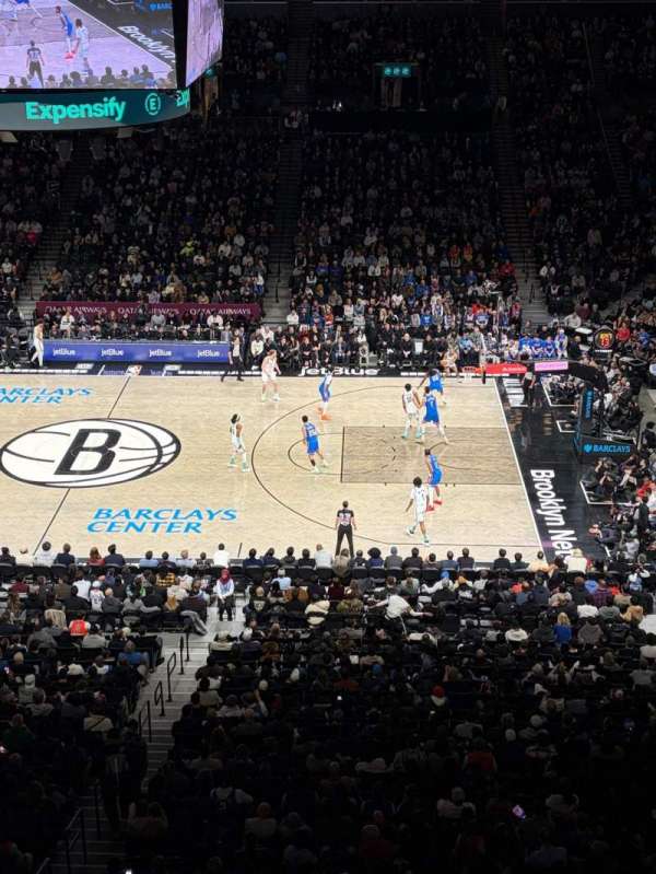 Barclays Center, section: K4, row: A, seat: 8
