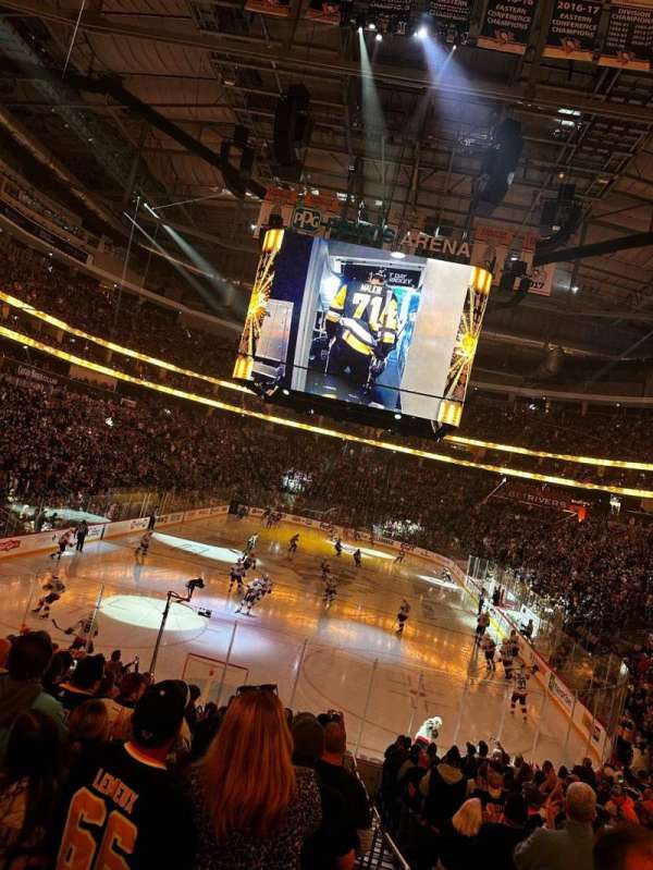 PPG Paints Arena, section: 107, row: T, seat: 1