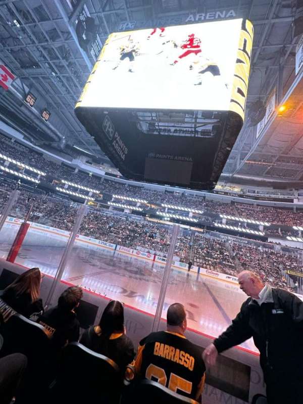 PPG Paints Arena, section: 102, row: E, seat: 1