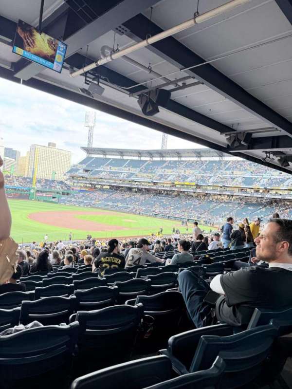 PNC Park, section: 128, row: GG, seat: 21