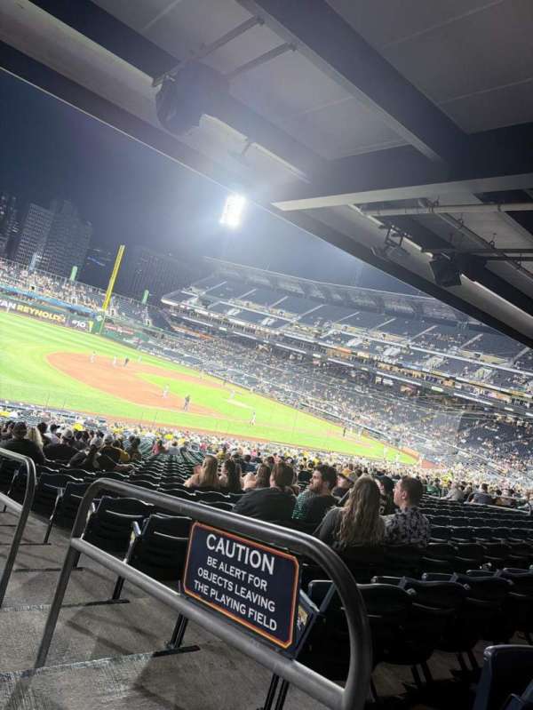 PNC Park, section: 128, row: GG, seat: 1