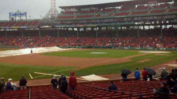 Fenway Park, section: loge160, row: jj, seat: 9