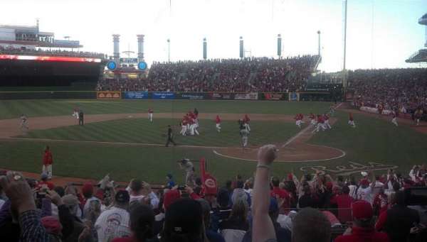 Great American Ball Park, section: 120, row: V, seat: 3