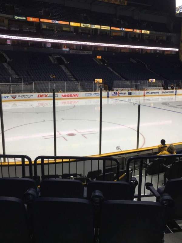Bridgestone Arena, section: 103, row: Jj, seat: 5-6